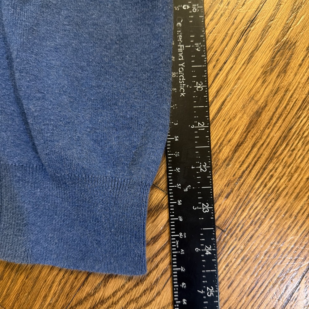 Polo Ralph Lauren Sweater Mens XL V Neck Pima Cotton Bundle Lot Of 2 Blue Green - Picture 8 of 12